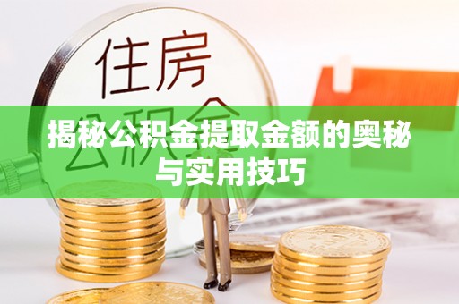 内丘揭秘公积金提取金额的奥秘与实用技巧