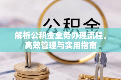 内丘解析公积金业务办理流程，高效管理与实用指南