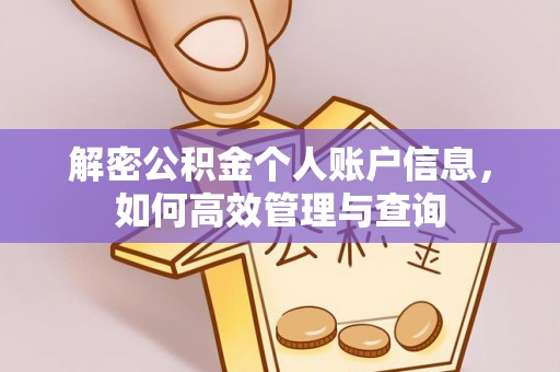 内丘解密公积金个人账户信息，如何高效管理与查询