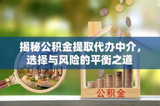 内丘揭秘公积金提取代办中介，选择与风险的平衡之道