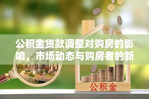 内丘公积金贷款调整对购房的影响，市场动态与购房者的新选择