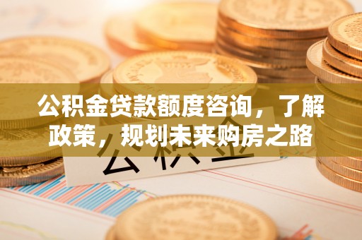 内丘公积金贷款额度咨询，了解政策，规划未来购房之路