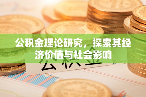 内丘公积金理论研究，探索其经济价值与社会影响
